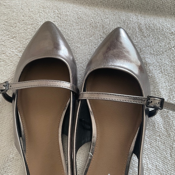 Report Silver Slingback Flats - Picture 5 of 7